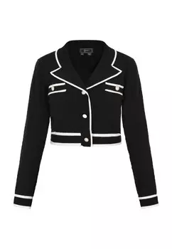 Вязаный кардиган faina Fashion Look, черный