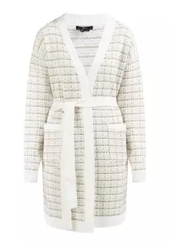 Вязаный кардиган faina Knit Cardigan Aleva, белый