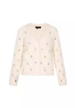 Вязаный кардиган faina Knit Cardigan, белый