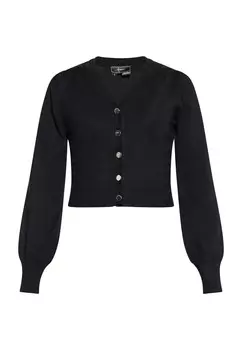 Вязаный кардиган faina Knit Cardigan, черный