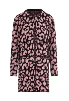 Вязаный кардиган faina Knit Cardigan, цвет rose/black