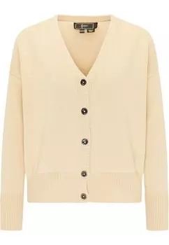 Вязаный кардиган faina Knit Cardigan, кремовый