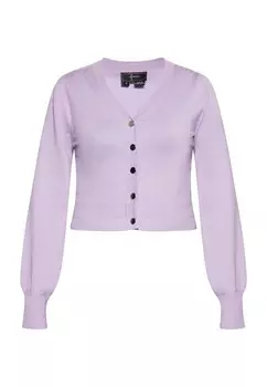 Вязаный кардиган faina Knit Cardigan, лавандовый
