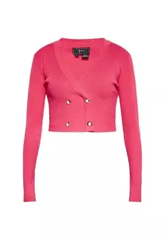 Вязаный кардиган faina Knit Cardigan, розовый
