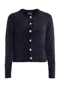 Вязаный кардиган faina Knit Cardigan Tassia, темно-синий