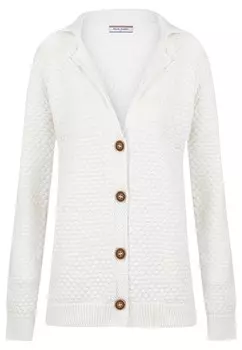 Вязаный кардиган Felix Hardy, белый