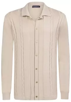 Вязаный кардиган Felix Hardy Regular fit Knit Cardigan, бежевый