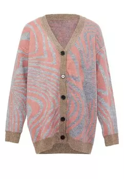 Вязаный кардиган Fenia, разноцветный