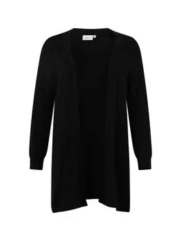 Вязаный кардиган Fransa Curve Blume, черный