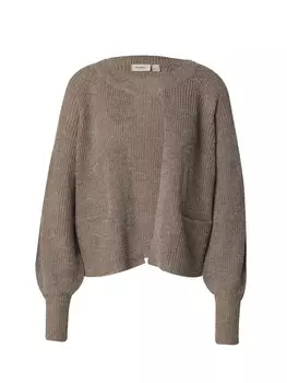 Вязаный кардиган Fransa FR Eretta, цвет mottled brown