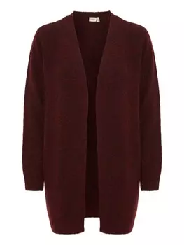 Вязаный кардиган Fransa Knit Cardigan SANNY CAR 1, бордовый