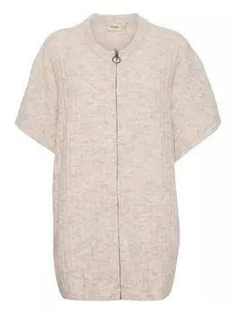 Вязаный кардиган Fransa Knit Cardigan SANNY, светло-бежевый
