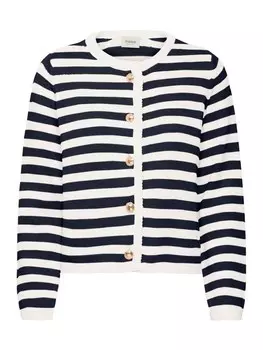 Вязаный кардиган Fransa, темно-синий