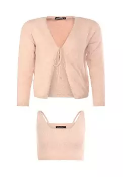 Вязаный кардиган FRESHLIONS Madison, красный