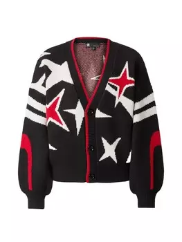 Вязаный кардиган G-STAR Knit Cardigan Holiday, черный
