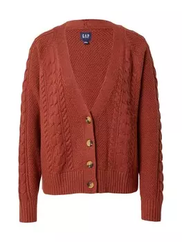 Вязаный кардиган Gap, каштановый