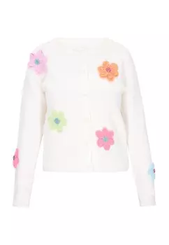 Вязаный кардиган Gaya, белый