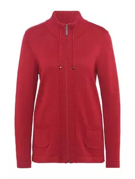 Вязаный кардиган Goldner, цвет Ruby red