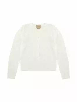 Вязаный кардиган Gucci, белый