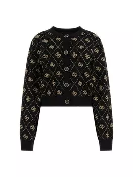Вязаный кардиган GUESS Knit Cardigan, черный
