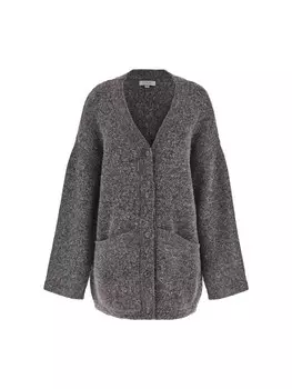 Вязаный кардиган GUESS Knit Cardigan, пятнистый серый