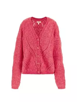 Вязаный кардиган GUESS Knit Cardigan, розовый