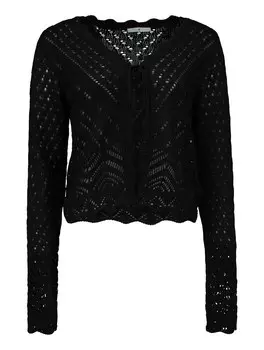 Вязаный кардиган Hailys, черный