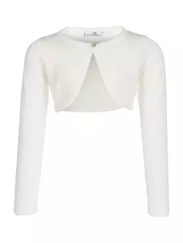 Вязаный кардиган happy girls, белый