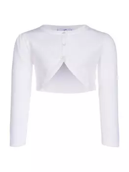 Вязаный кардиган happy girls, белый