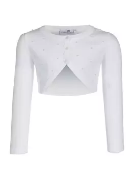 Вязаный кардиган happy girls, белый