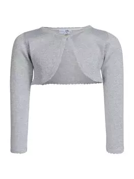 Вязаный кардиган Happy Girls, серебряный