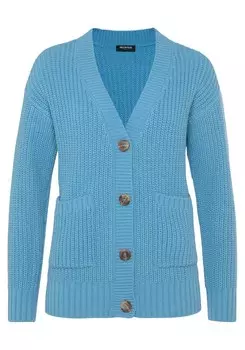 Вязаный кардиган Hechter Paris, светло-синий