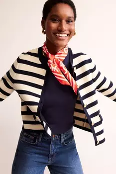 Вязаный кардиган Холли Boden, бежевый