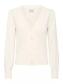 Вязаный кардиган ICHI, бежевый