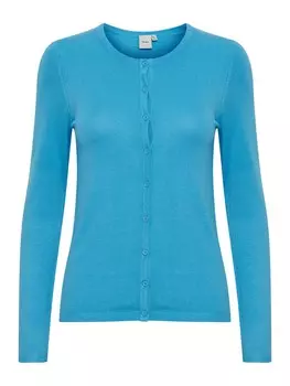 Вязаный кардиган ICHI Knit Cardigan MAFA, светло-синий