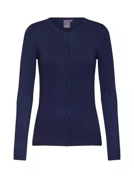 Вязаный кардиган ICHI Mafa, синий