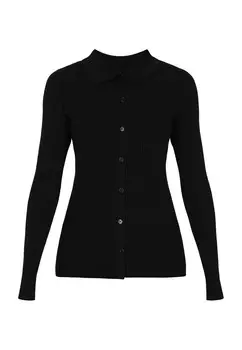 Вязаный кардиган IDONY, черный