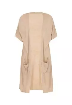 Вязаный кардиган IDONY Fashion Look, бежевый