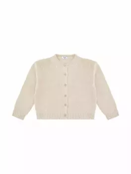 Вязаный кардиган Il Gufo, бежевый