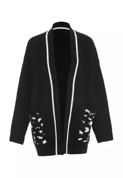 Вязаный кардиган IMANE, черный