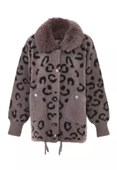 Вязаный кардиган IMMY, коричневый