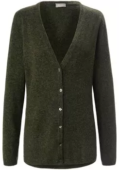 Вязаный кардиган include, темно-зеленый