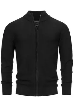 Вязаный кардиган Indicode Jeans, черный