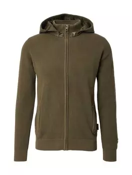 Вязаный кардиган INDICODE JEANS Georjes, оливковый