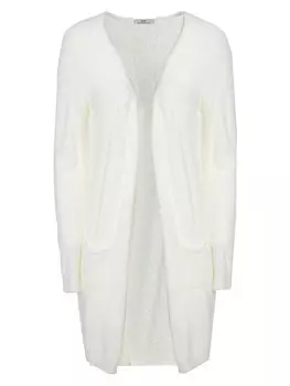 Вязаный кардиган Influencer, белый