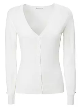 Вязаный кардиган Influencer, белый