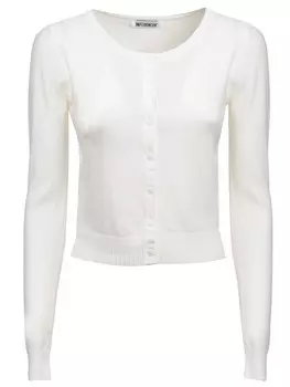 Вязаный кардиган Influencer, белый