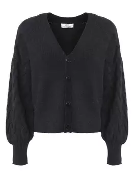 Вязаный кардиган Influencer, черный