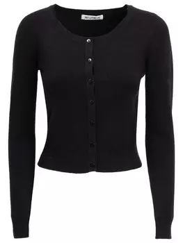 Вязаный кардиган Influencer, черный