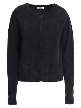 Вязаный кардиган Influencer Fluffy, черный